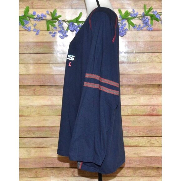 NWT Majestic Womens NFL Houston Texans Long Sleeve T-Shirt Top Size 3X V-Neck - Picture 4 of 9